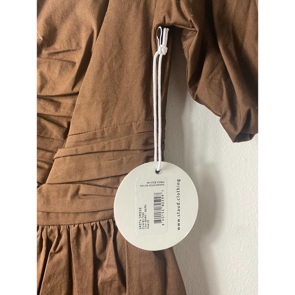 STAUD Brown Midi Dress - Picture 6 of 10